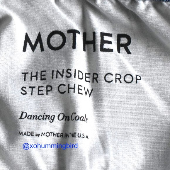 MOTHER | The Insider Crop Step Chew (Dancing on coals) - Picture 9 of 14